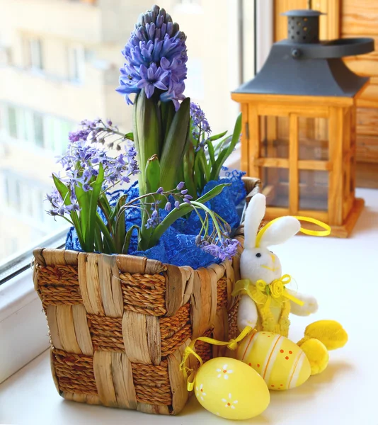 Decoración de Pascua del balcón —  Fotos de Stock