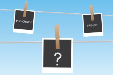 Pro-life or Pro-choice clipart