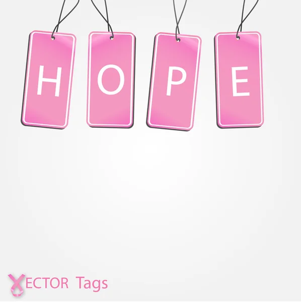 Hoop tags — Stockvector