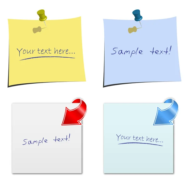 stock vector Sticky Notes