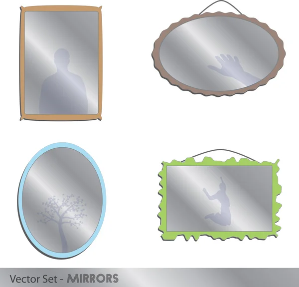 Miroirs — Image vectorielle