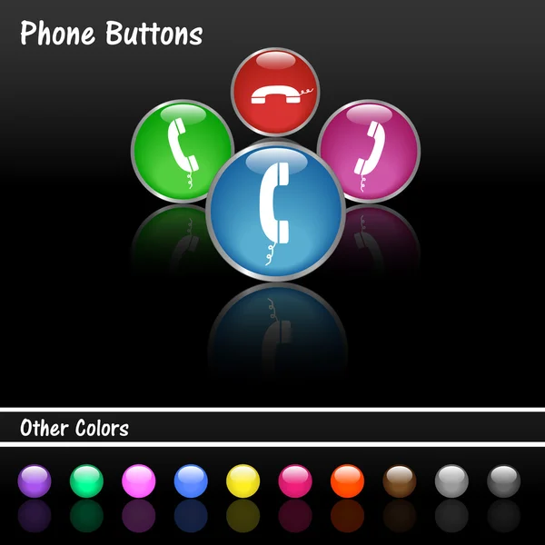 Телефон кнопки — стоковий вектор