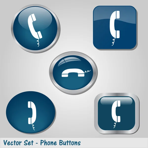 Telefonní tlačítka — Stockový vektor