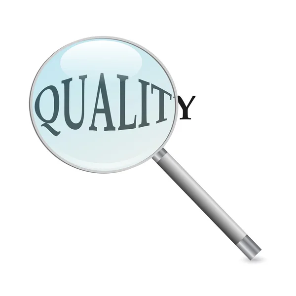 Focus sulla qualità — Vettoriale Stock