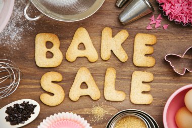 Bake sale cookies clipart