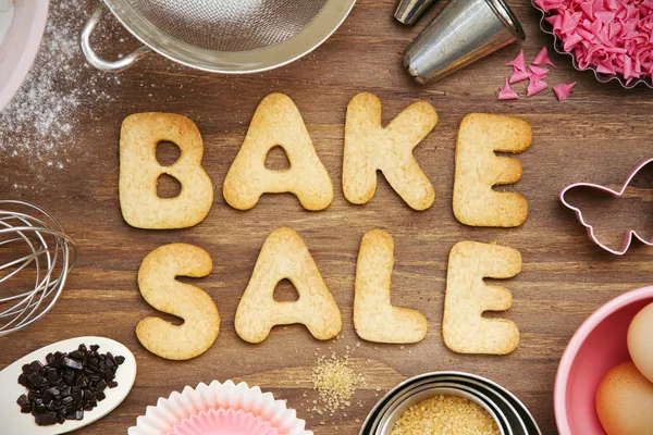 Bake sale cookies — Stock Photo, Image
