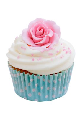 Rose cupcake clipart