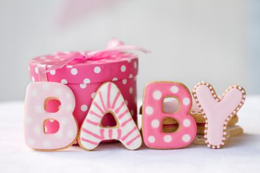 Baby shower cookies clipart