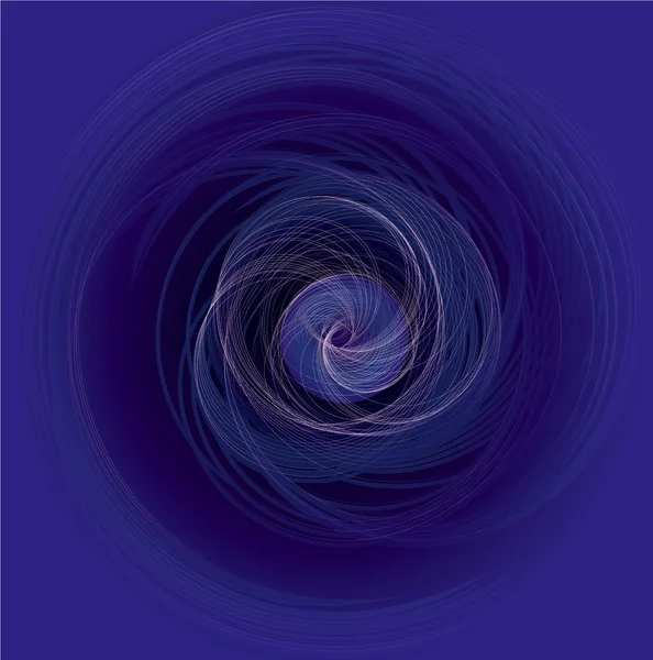 Mystérieux tunnel des spirales reculantes — Image vectorielle