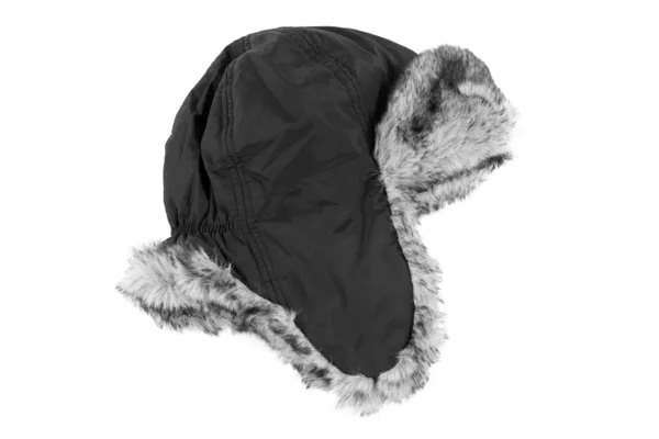 Χειμώνα καπέλο με γούνα — Φωτογραφία Αρχείου