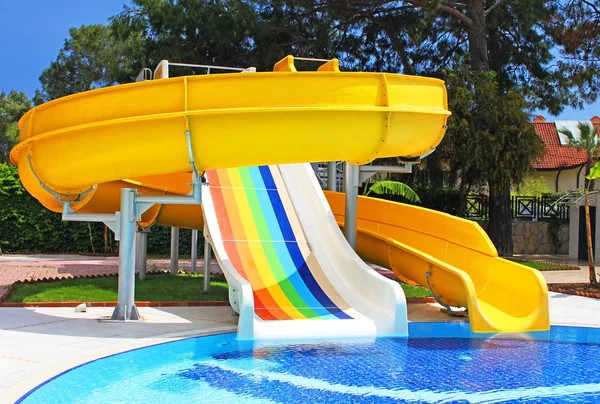 Aquapark slides, Turkey — Stock Photo, Image