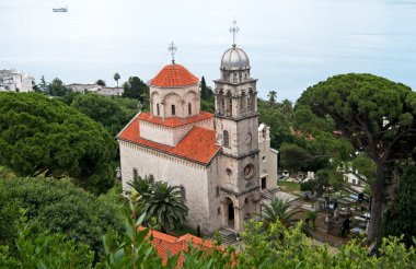 Savina Monastery is a Serb Orthodox monastery near the city Herceg Novi, Mo clipart