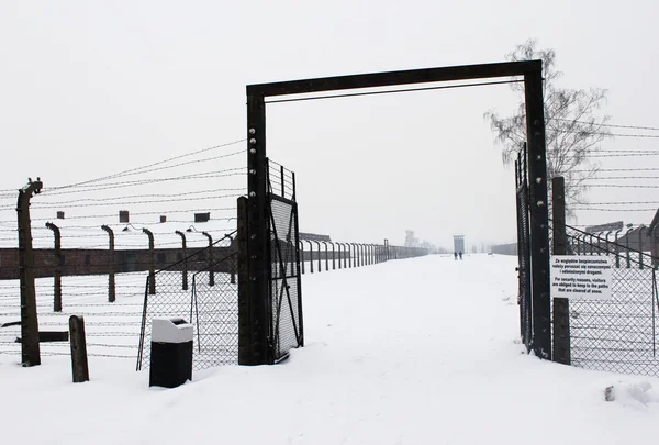 Табір Освенцім, Польща — стокове фото