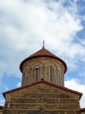 Dome of orthodox monastery Gelati near Kutaisi - Georgia clipart