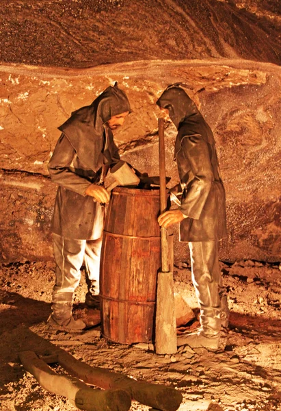 Solný důl wieliczka. Polsko — Stock fotografie