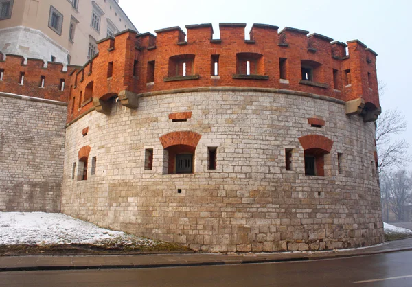 Alte königliche Wawel-Burg in Krakau. Polen — Stockfoto