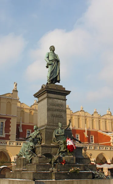 Adam Mickiewicz Monument — Stock Photo, Image