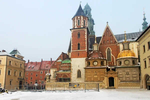 Catedral de Wawel en Cracovia, Polonia — Foto de Stock