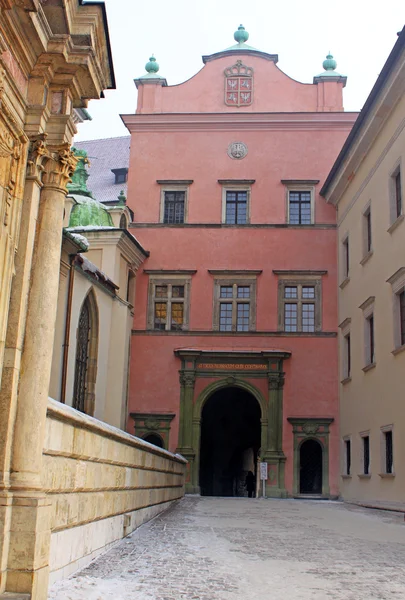 Entrada para o palácio Wawel — Fotografia de Stock