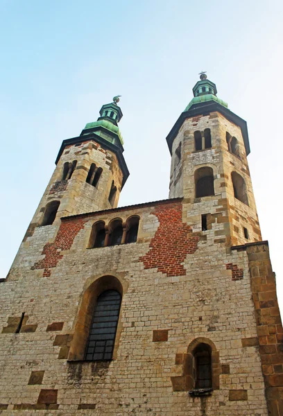 Gamla kyrkan i krakow — Stockfoto