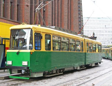 Yeşil tramvay Caddesi'ndeki Stokholm, İsveç