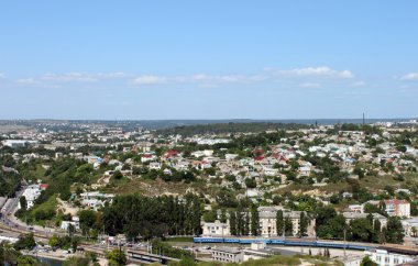 Nice view of Sevastopol clipart