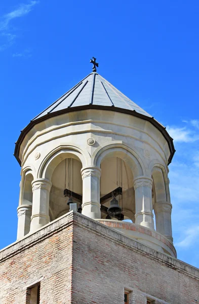 Dome of bell tower of Svetitskhoveli Cathedral in Mtskheta, Georgia — Stock Photo, Image