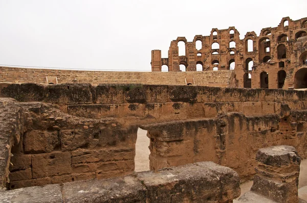 Anfiteatro em El Jem, Tunísia — Fotografia de Stock