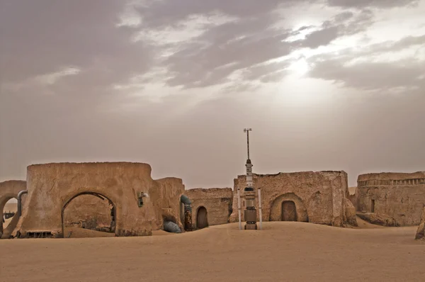 Tunisia, Sahara - May 2005, "Set for Star Wars: Episode III - Revenge — Stock Photo, Image