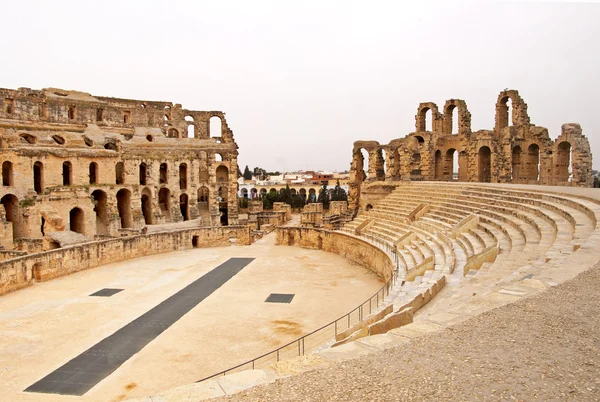 Koloseum El jem, Tunisko — Stock fotografie