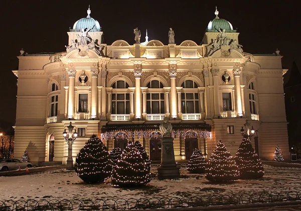Slowacki theatre, krakow — Stockfoto