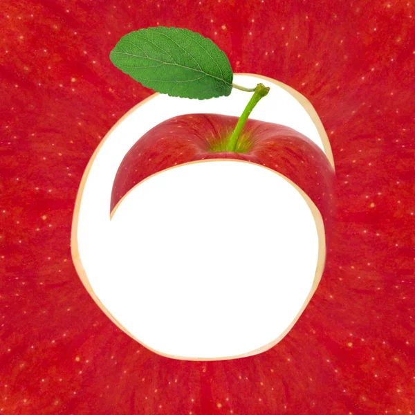 Apfelrahmen — Stockfoto