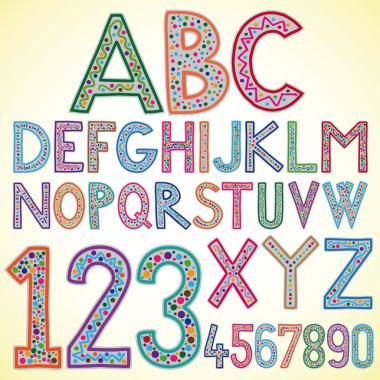 Alphabet clipart