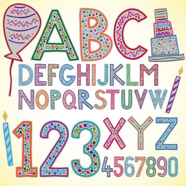 Alphabet clipart