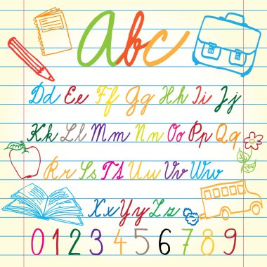 Alphabet clipart