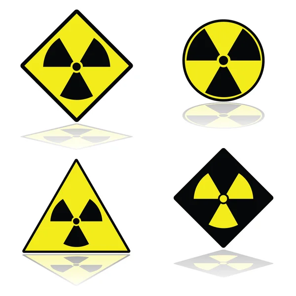 Signes nucléaires — Image vectorielle