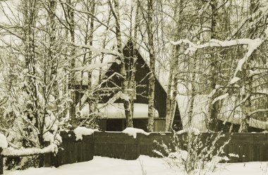 karla kaplı evi