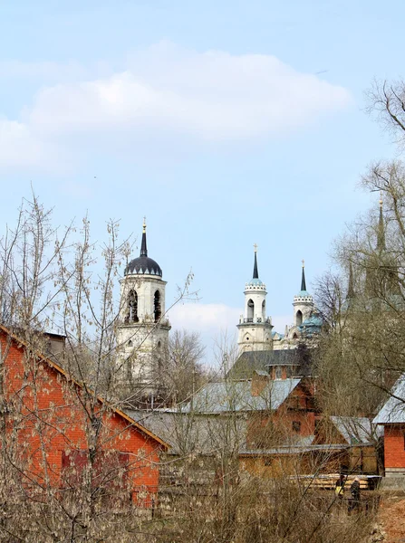 교회와 농촌 풍경 — 스톡 사진