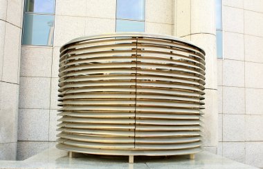 Vent pipes of modern building clipart