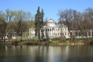 Main building of the estate near Moscow clipart