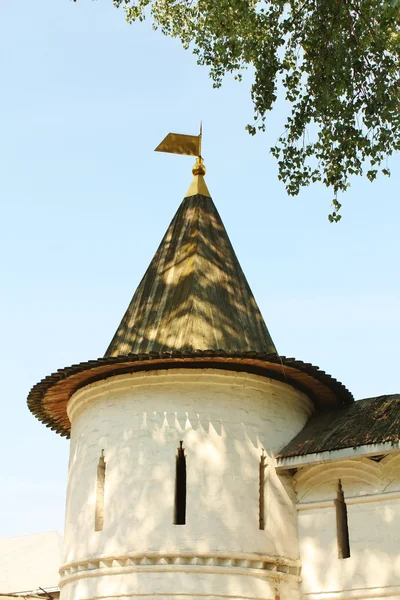 Muur toren van klooster andronicus — Stockfoto