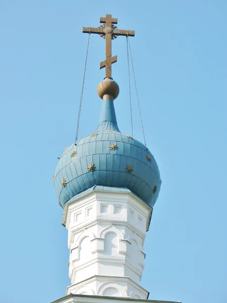 Kopule kostela v Rjazaňské Kremlu — Stock fotografie