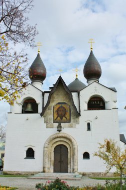 Orthodox church in Moscow clipart