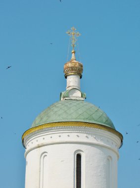 ryazan Kremlin'in altın kubbeler