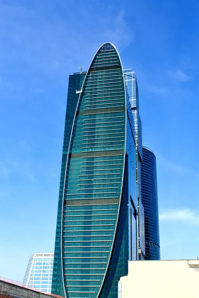 Byggnader i området "moscow city" — Stockfoto