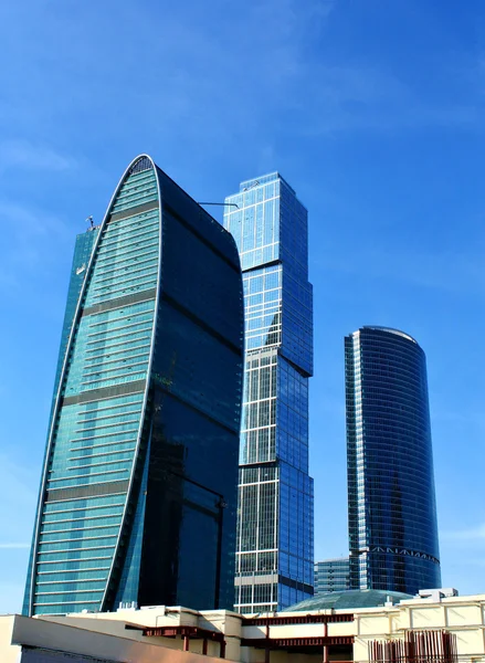 Buildings of the area "Moscow City" — Stock Photo, Image