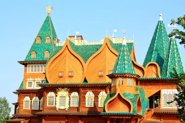 Věže paláce cara Alexej Michajlovič — Stock fotografie