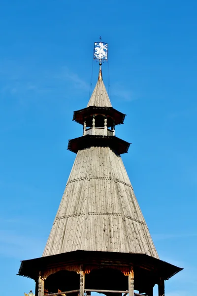 Torn av trä av izmailovo Kreml — Stockfoto