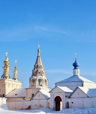 ryazan Kremlin'in altın kubbeler