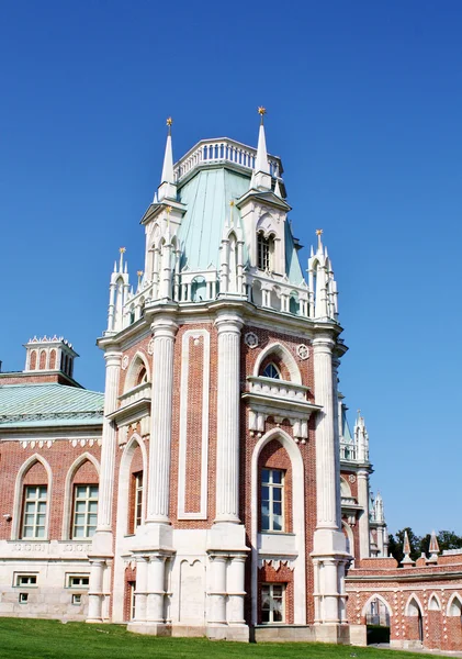 Башня Большого дворца в Царицынро (Москва) ) — стоковое фото